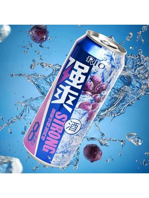 锐澳强爽葡萄伏特加风味8°  330ml (罐...