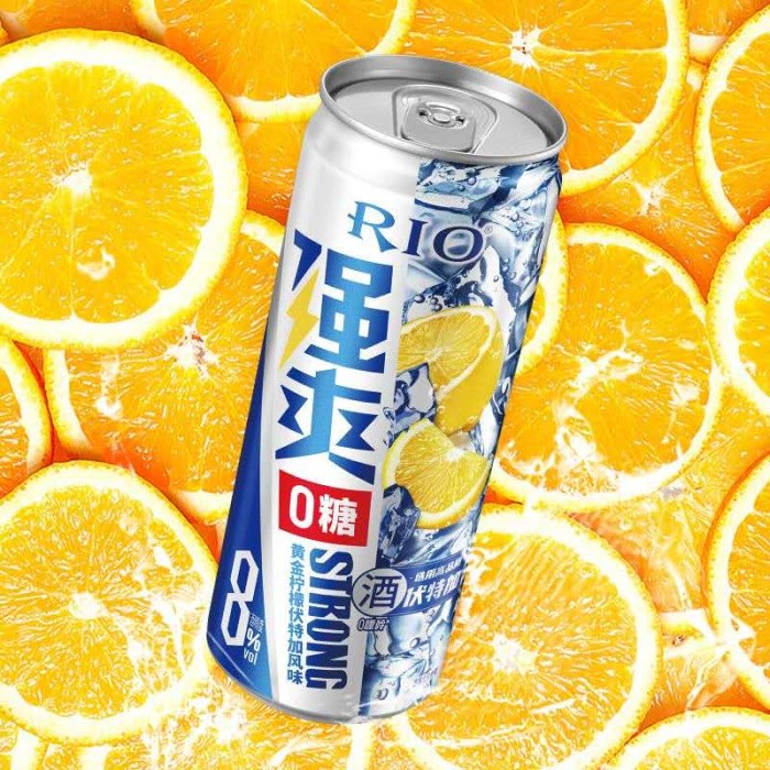 锐澳强爽柠檬伏特加风味8°  500ml (罐装）
