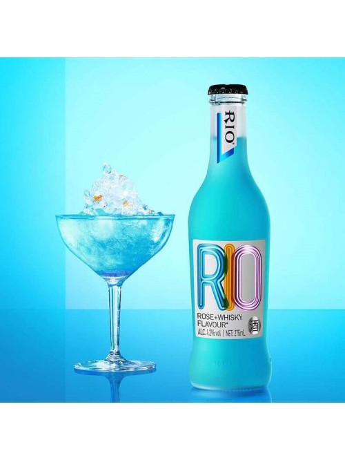 锐澳RIO鸡尾酒蓝玫瑰威士忌 味275ml瓶...