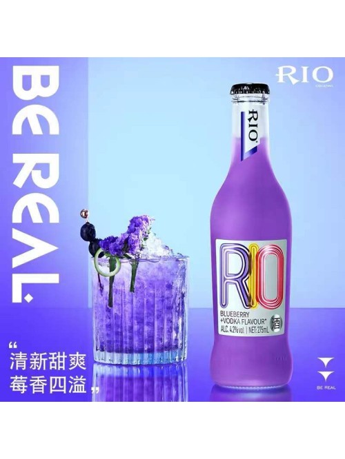 锐澳RIO鸡尾酒蓝莓275ml瓶 装