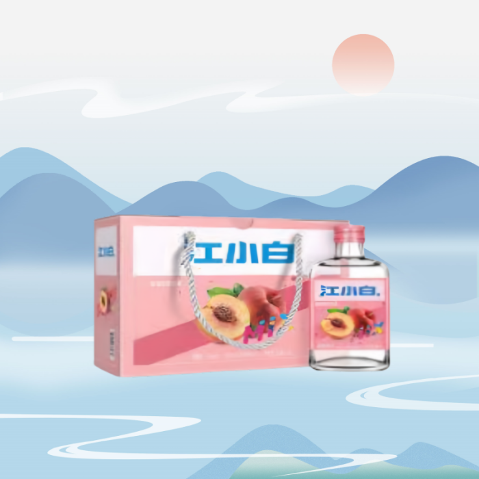 江小白混蜜桃味果味高粱酒 23度 168ml