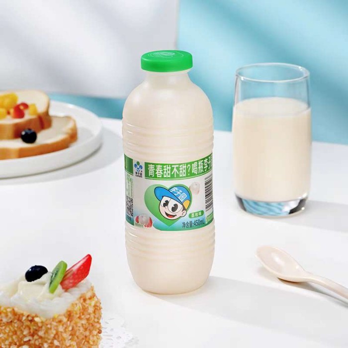 李子园荔枝味甜牛奶