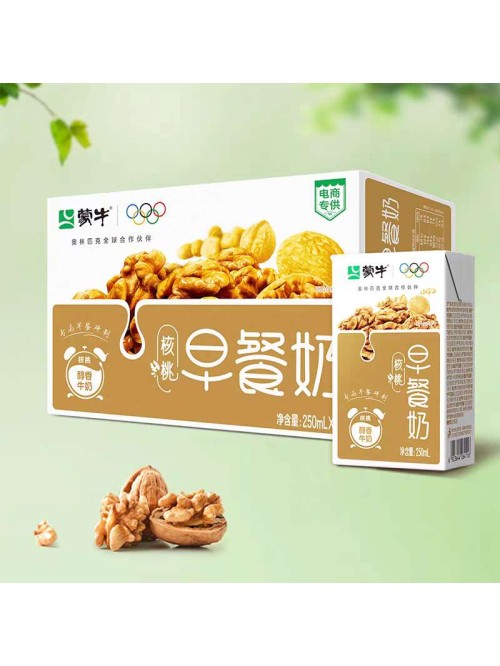 蒙牛早餐奶核桃味