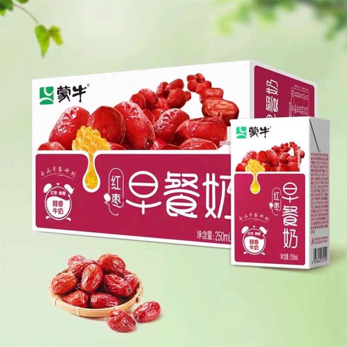 蒙牛早餐奶红枣味