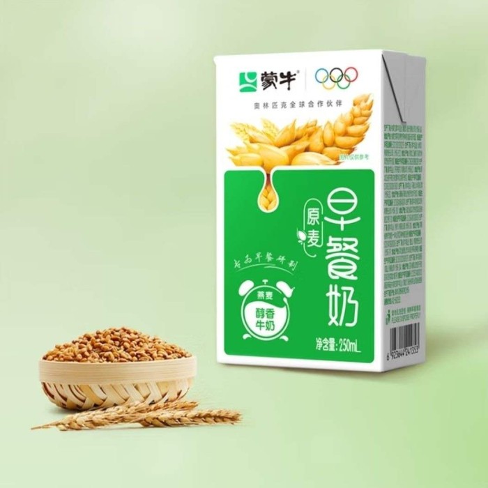 蒙牛早餐奶麦香味