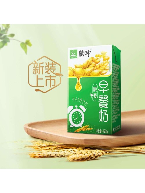 蒙牛早餐奶麦香味