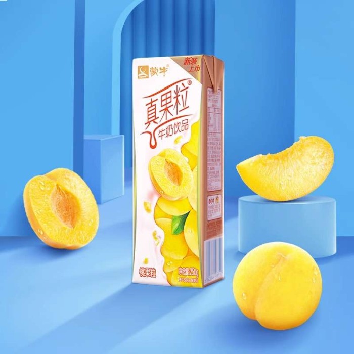 蒙牛真果粒黄桃味