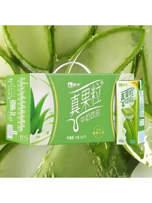 蒙牛真果粒椰芦荟味