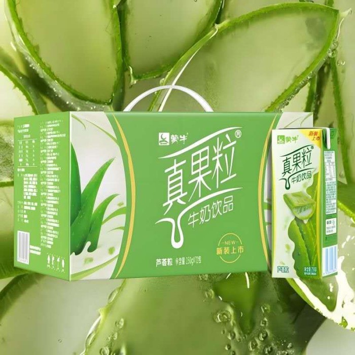 蒙牛真果粒椰芦荟味