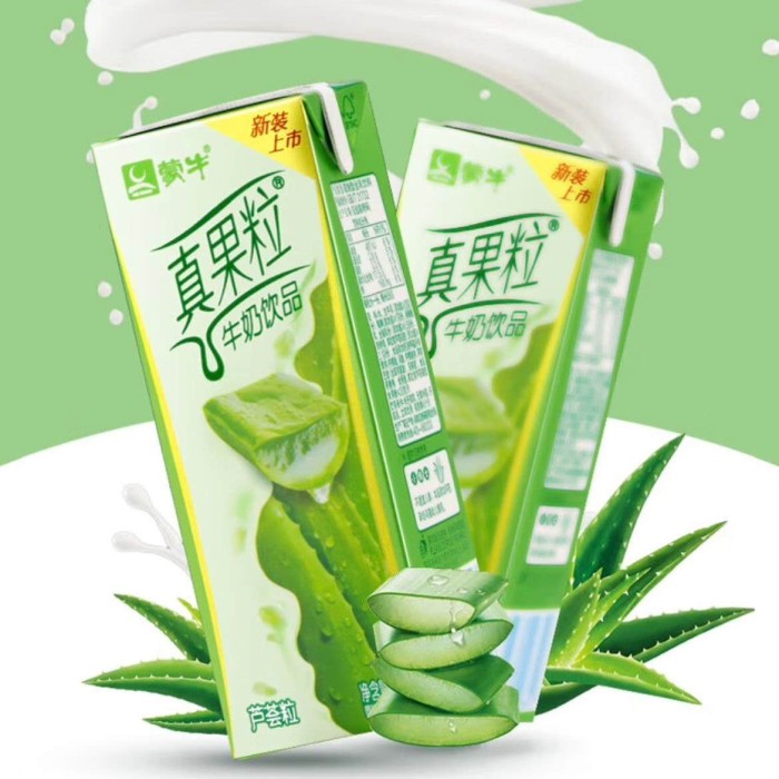 蒙牛真果粒椰芦荟味