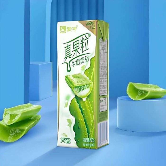 蒙牛真果粒椰芦荟味