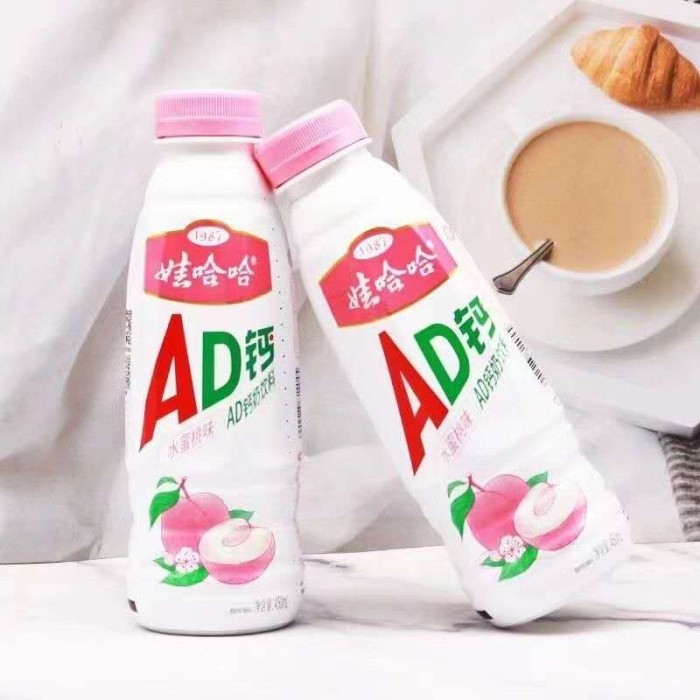 娃哈哈 AD钙奶水蜜桃味 