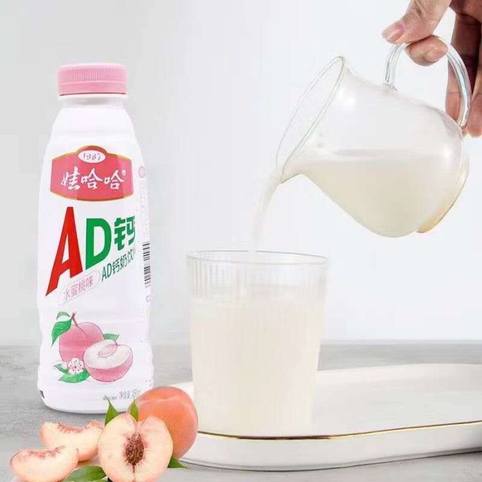 娃哈哈 AD钙奶水蜜桃味 