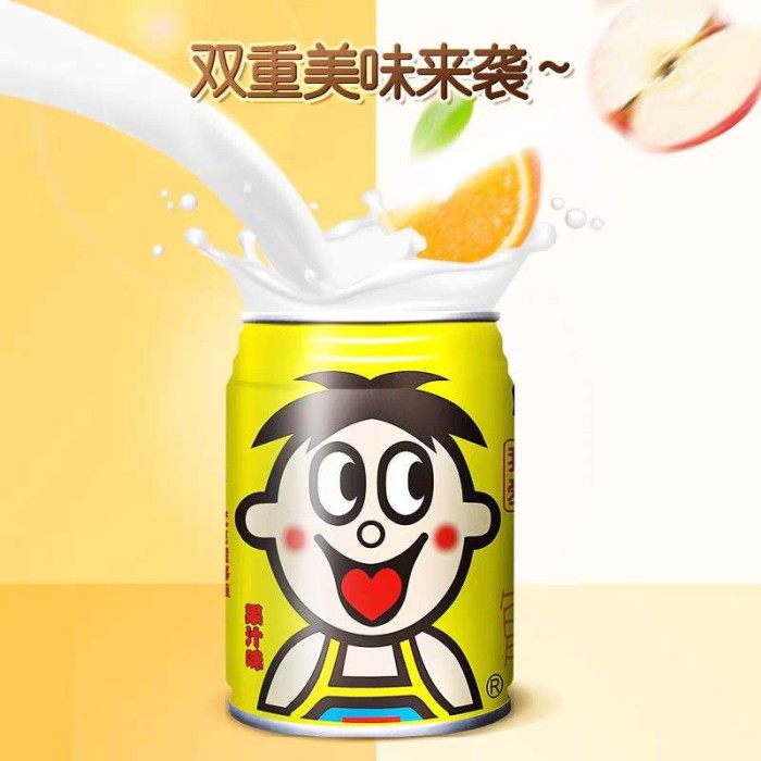 旺仔牛奶复原乳果汁味 